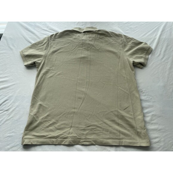 Burberry Brit Polo Womens XL Biege Designer Short Sleeve Shirt - Picture 9 of 10